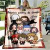 Cute & Kawaii-Style 3D Printed Blanket — Harry Potter Theme: Warm and Cozy Flannel Throw. Perfect for Bedrooms, Sofas, Beds, Sea