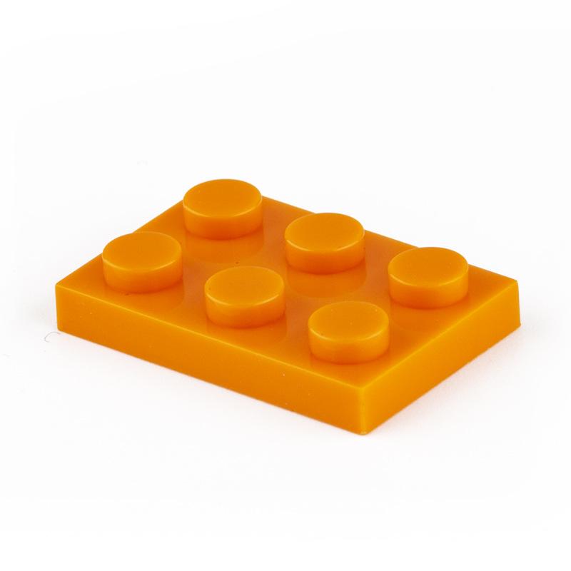 100 шт. Детали MOC 3021 Пластина 2x3 Совместимые Кирпичики DIY Сборка Строительные Блоки Частицы Детская Мозговая Игрушка Подарок