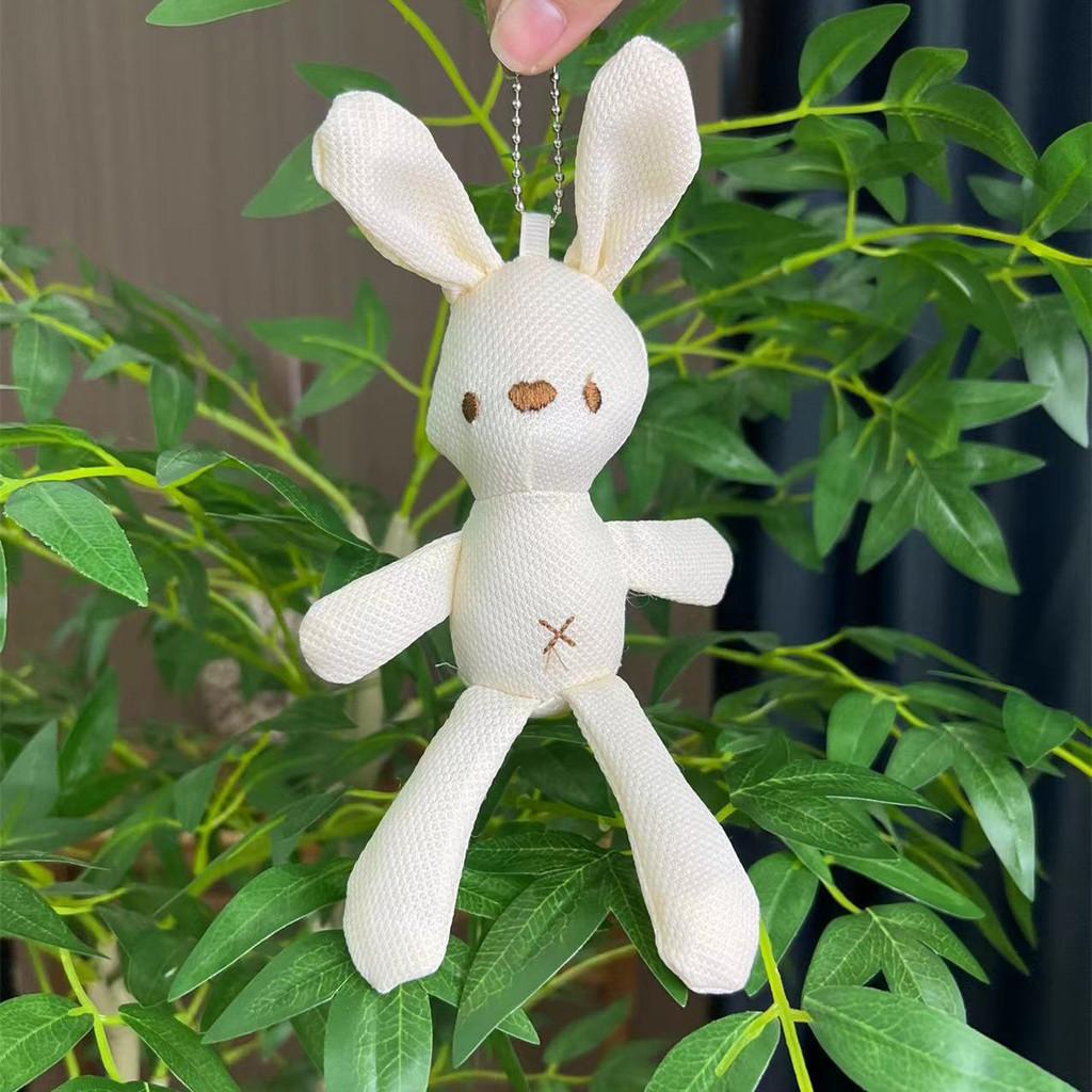 And Cuddly Soft Corn Rabbit Plush Toy Miniature Keychain Ideal For Bag Accessories