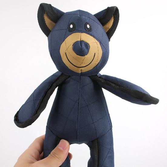 1/2 шт. Неразрушимая игрушка для собак-медведей для агрессивных любителей жевать, пищащая игрушка для собак-медведей, интерактивная плюшевая игрушка для жевания для собак крупных пород