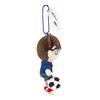 Sanei Boeki Detective Conan Fluffy Friends Conan Soccer W8 x D5 x H14cm Plush Toy FCM02 ver. (Mascot)