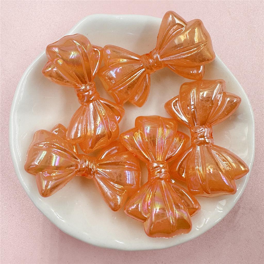 Брелок для браслета, аксессуары, бусины-бабочки, акриловая цепочка для мобильного телефона 23,2*35,5 мм, красочные «сделай сам», 5 шт., изысканная ручная работа