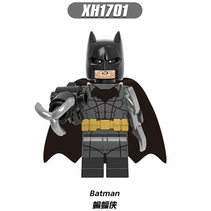 Минифигурки DC Super Heroes Бэтмен Супермен Аквамен Чудо-Женщина Лига Справедливости Строительные Блоки Игрушки