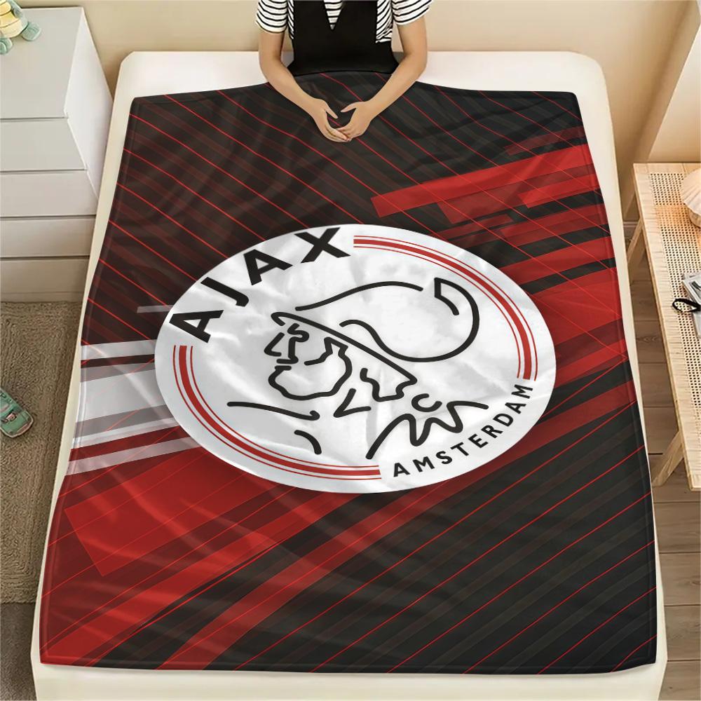 AFC Ajax poster FlAannel Blanket, High quality Comfortable for All Seasons, Home Decor, Warmth and Comfort