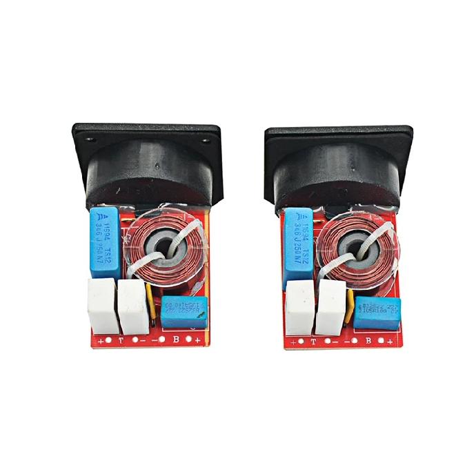 AIYIMA 2Pcs 2-Way Crossover Filters 2 Unit Hi-Fi Speaker Frequency Divider With box