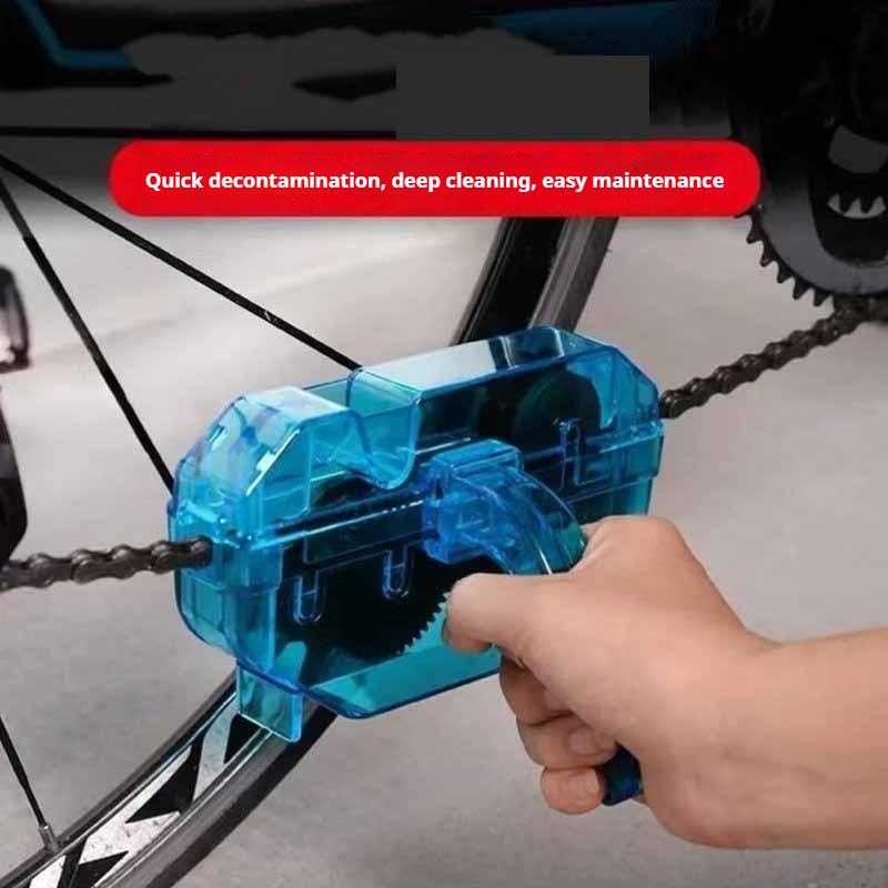 Thickened Bicycle Chain Cleaner Scrubber Brushes Mountain Bike Wash Tool Set Cycling Cleaning Kit Accessories