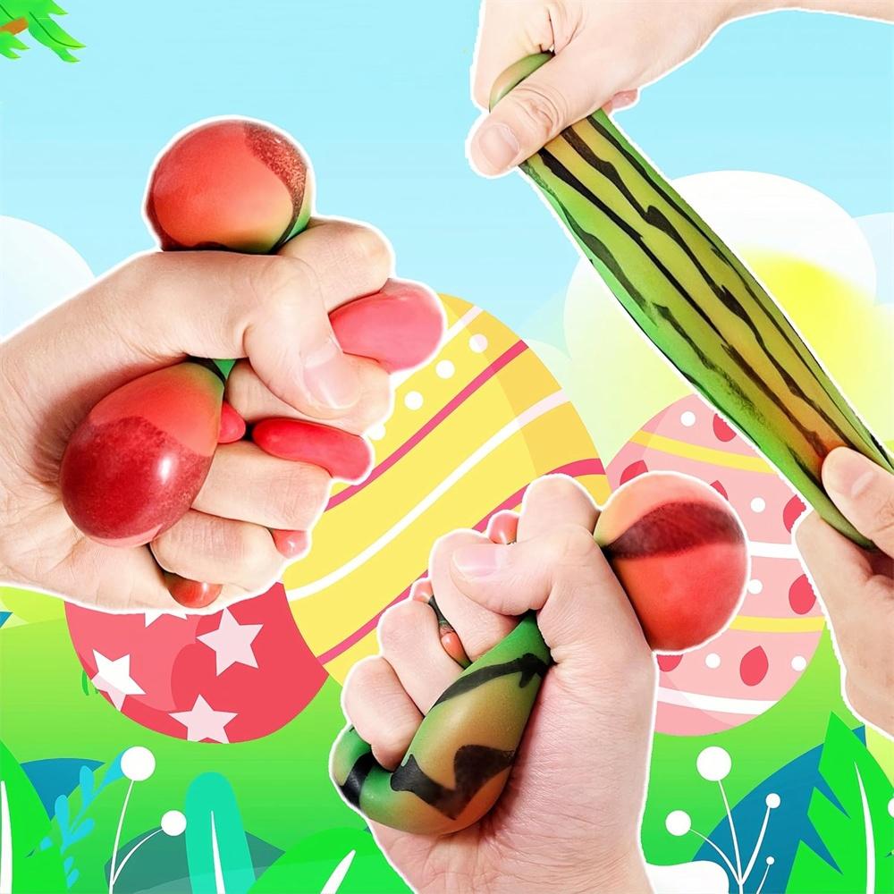 Сквиши Арбузы Помидоры Апельсины Антистрессовые Мячики для Детей Взрослых Фруктовые Шарики из Теста Снятие Тревоги Растягивающиеся Мячики Сувениры для Вечеринки
