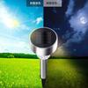 Set of 12 LED Garden Lights, Outdoor, Waterproof, Solar-Powered, Recessed, Light Sensor, Automatically Turns On At Night, Security, Solar Powered,