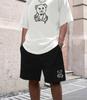 Мужской спортивный костюм Модная футболка с коротким рукавом и шорты Streetwear