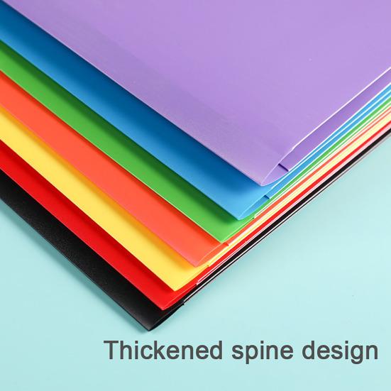 6 шт. папка-файл с карманами, водонепроницаемый, устойчивый к разрывам пластиковый органайзер для документов разного цвета