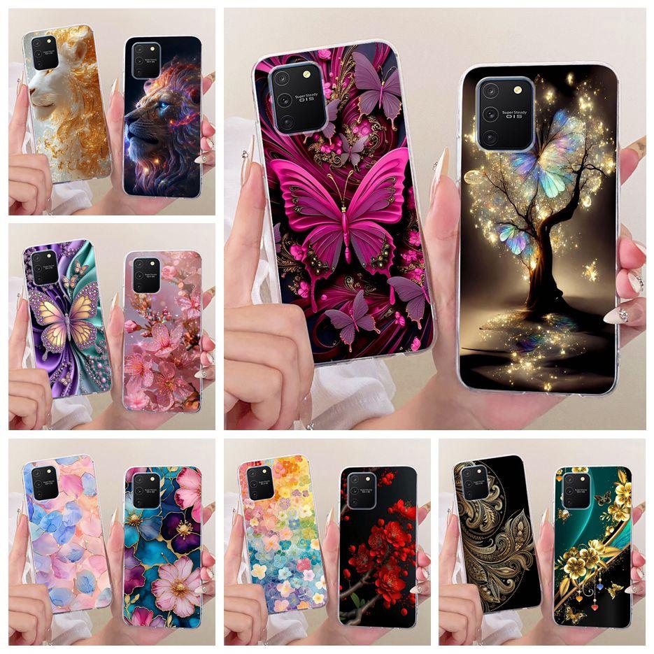 Чехол для Samsung Galaxy S10 Lite SM-G770F, Роскошный чехол с рисунком «Дерево и бабочки», Мягкий силиконовый чехол для телефона, Сумки для Samsung S10 Lite