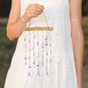 Crystal Wind Chimes Rainbow Suncatcher Window Wind Bells Crystal Hanging Pendant Outdoor Home Garden Decorations