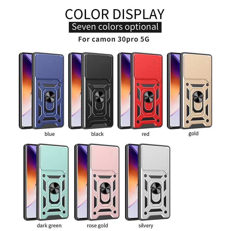 Роскошный откидной чехол для объектива камеры Tecno Camon 30 Pro 5G, противоударный бампер, устанавливаемый на автомобиль, магнитный чехол-подставка