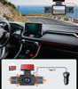 3 Channel Dash Cam Video Recorder Three Lens Front Back Left Car Camera with Rear View DVR 1080P Monitor Black Box Car Accessories