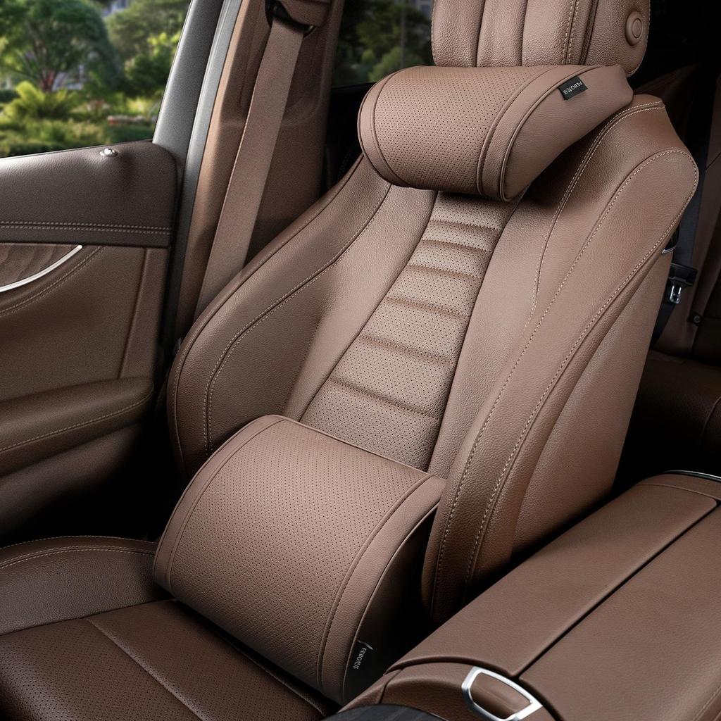 BMW Headrest & Lumbar Support: Compatible with 5 Series, i3, 7 Series, X1, iX3, X5, X6, X7.