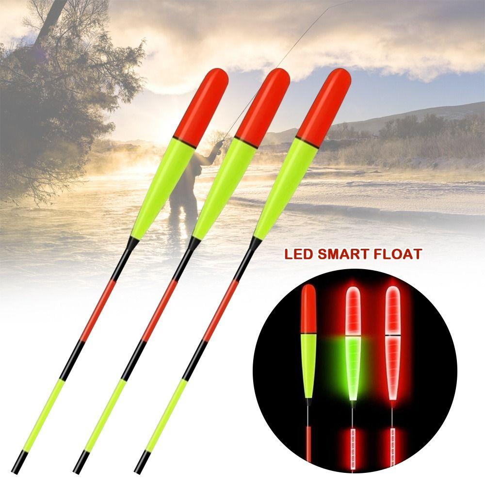 2pcs Ultra Sensitive LED Smart Float Luminous Electronic Float Luminous Float Outdoor Fishing