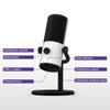 NZXT Capsule Mini White кардиоидный маленький игровой микрофон SP1083 проводной AP-WMMIC-W1