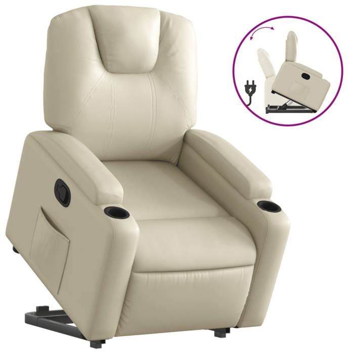 VidaXL Recliner, Relaxation Chair with Adjustable Backrest and Footrest, Living Room Seat, 3204431