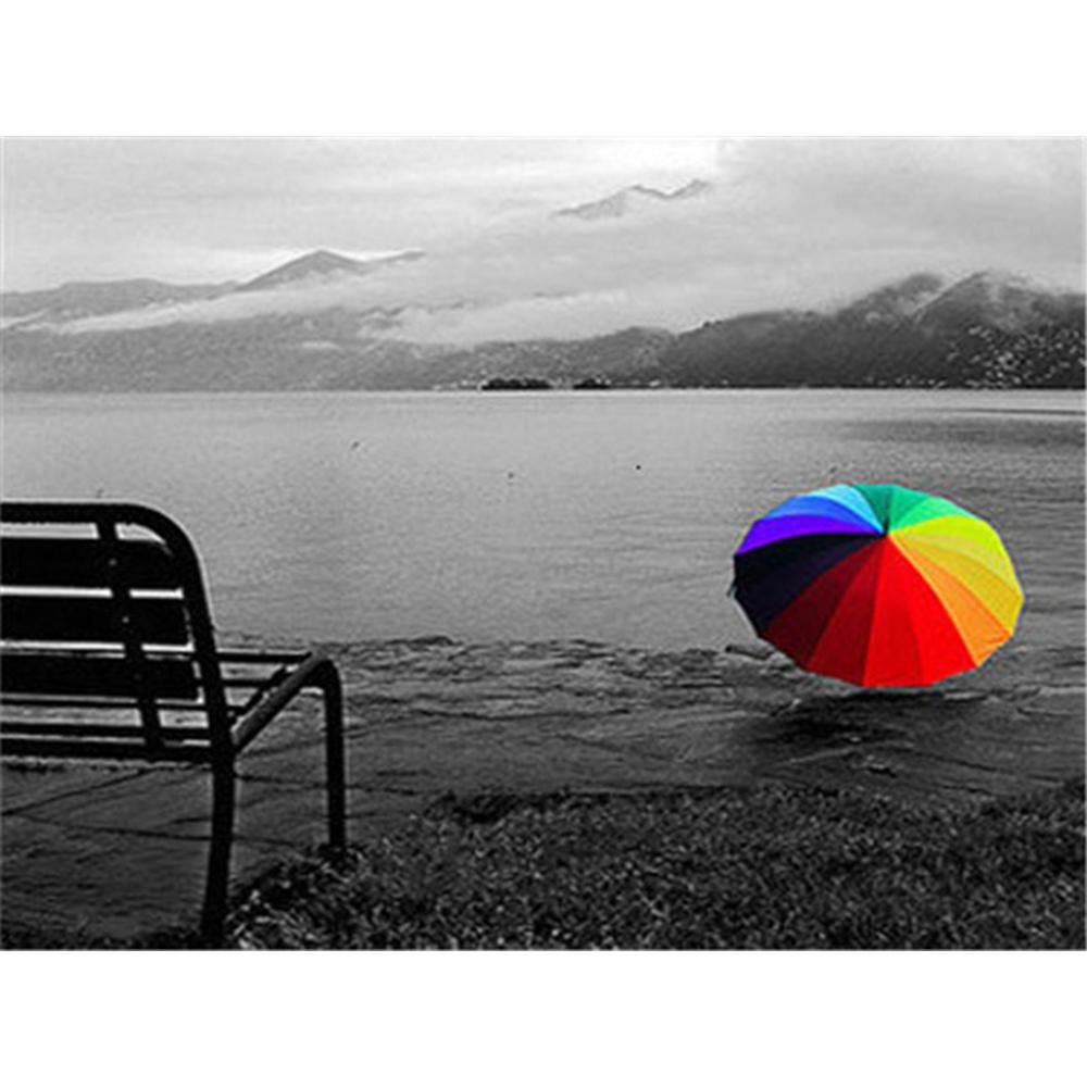 Полный квадратный/круглый алмазная живопись черный, красный пейзаж 5D Алмазная вышивка распродажа портрет цветок 5D DIY мозаичное украшение