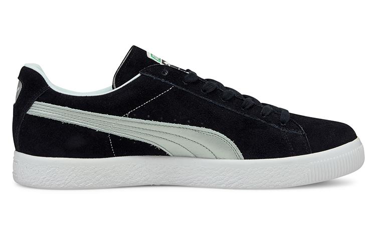 Puma Замша Винтаж Сделано в Японии 'Черное Серебро' 375905-01