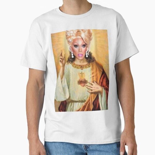 Drag Jesus Classic TShirt Made In UsaAus TShirt S2xl