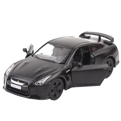 1/36 Nissan GTR Металлическая модель автомобиля Игрушки для мальчиков Литая модель автомобиля с инерционным механизмом Коллекционная машина для детей Подарки Игрушки для взрослых