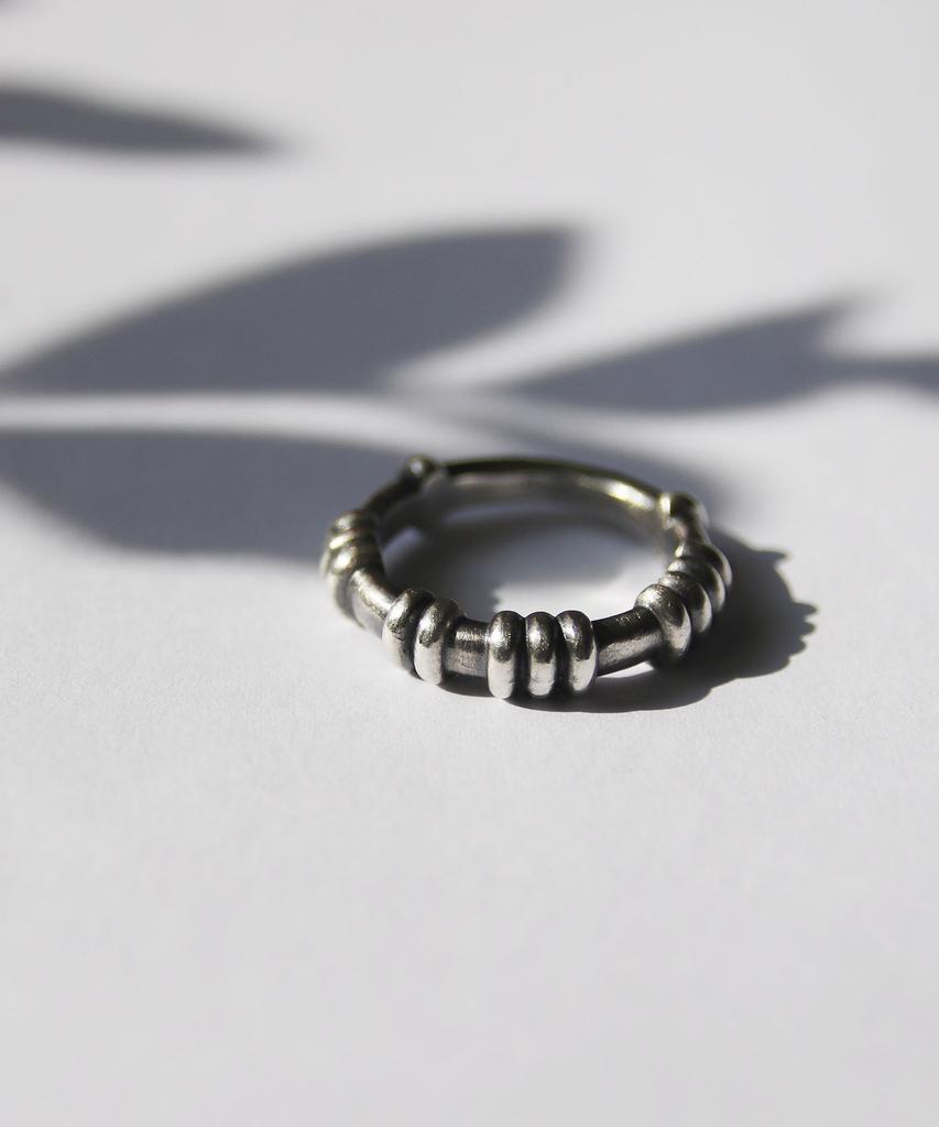 Ound Rope Twist Silver Ring (Type A)