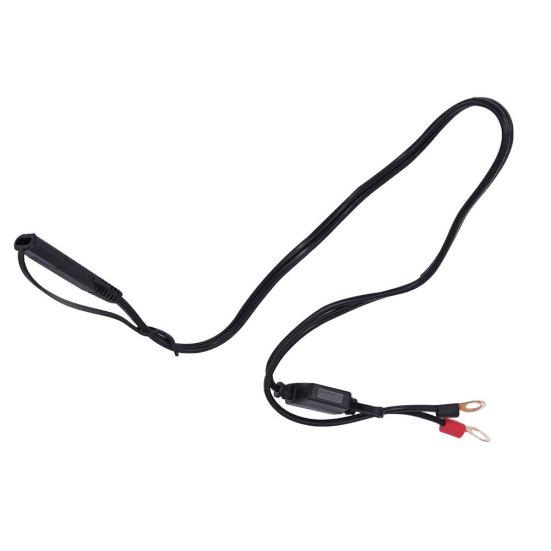 Зажим для клемм аккумулятора мотоцикла, провод 12 В, вилка кабеля адаптера зарядного устройства