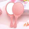 Hand Held Mirror Old Fashion Portable ABS Comfy Hand Held Mirror with Handle for Gift