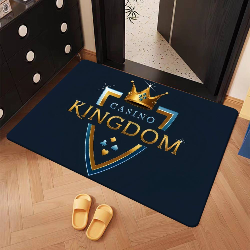 Kingdom LOGO Anime Room Mats Retro Multiple Choice Living Room Kitchen Rug Non-Slip Welcome Rug