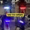 Беспроводные солнечные предупреждающие стробоскопические огни, светодиодные самоклеящиеся мигающие сигнальные лампы для предотвращения столкновений автомобилей, велосипедов, мотоциклов