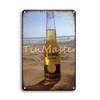 Металлическая жестяная вывеска CORONA EXTRA, винтажный пивной плакат, декоративные таблички, ретро-бар, декоративная тарелка с черепом, настенные наклейки из металла