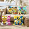 SSimpsons Cartoon Pillow Case for Sofa Living Room Home office Decor Protective Cover