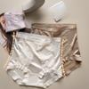 Underwear Women's Plus Size Briefs Elastic High Waist Compression Triangle Panties Mulberry Silk Crotch Lace Seamless Underwear Breathable