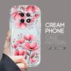 Мультяшный узор кремовая текстура чехол волнистый край мягкий силиконовый чехол для телефона OPPO Reno Realme OnePlus Vivo