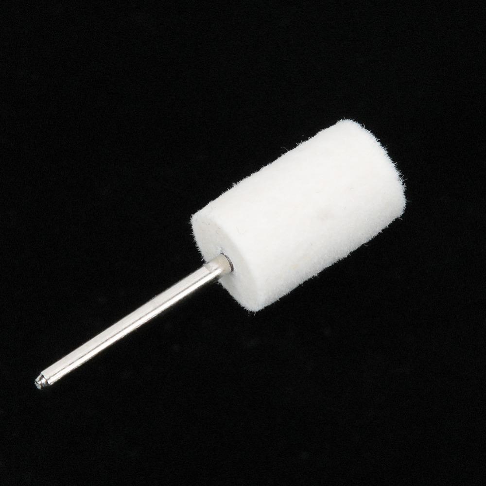 20pcs Cylinder Shape Wool Polishing Wheel 2.35mm Shank Polishing Tool Buffing Wheel Jewelry Making
