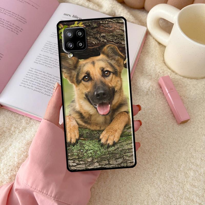 Немецкая овчарка Чехол для телефона Samsung Galaxy A54 A34 A14 A13 A52 A32 A12 A22 A72 A52S A33 A53 A73 A71 A51