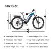 KIMDYMAKO2 E-Bike140km Range 48V 20Ah Battery, 80N.m 250W Motor, Full Suspension, 27.5" Tires, 9-Speed, LCD Display.
