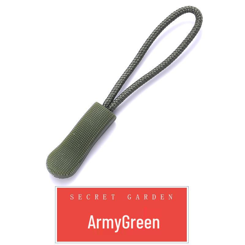 Литой ПВХ пуллер для молнии со съемным нескользящим шнурком-подвеской