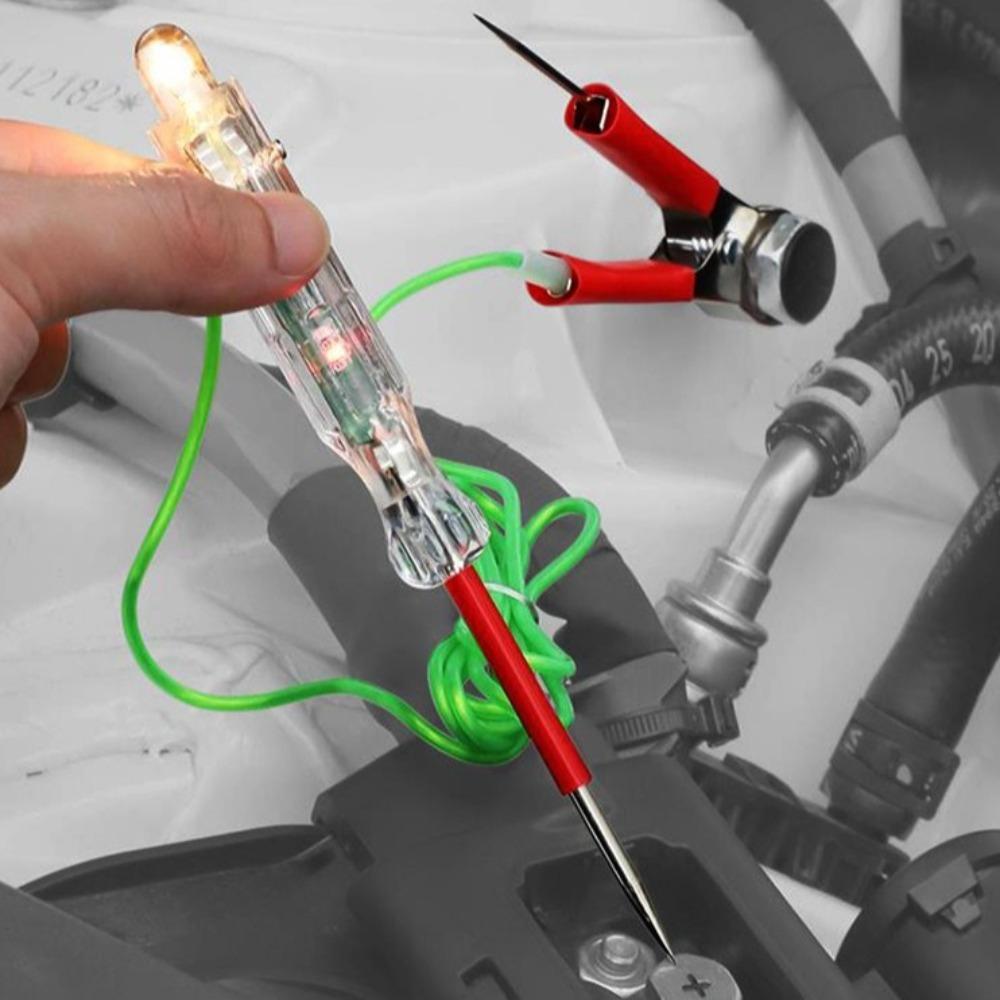 6В/12В/24В Лампа-тестер цепи автомобильного света Светодиодный свет Автомобильный диагностический щуп Ручка для проверки напряжения Грузовик