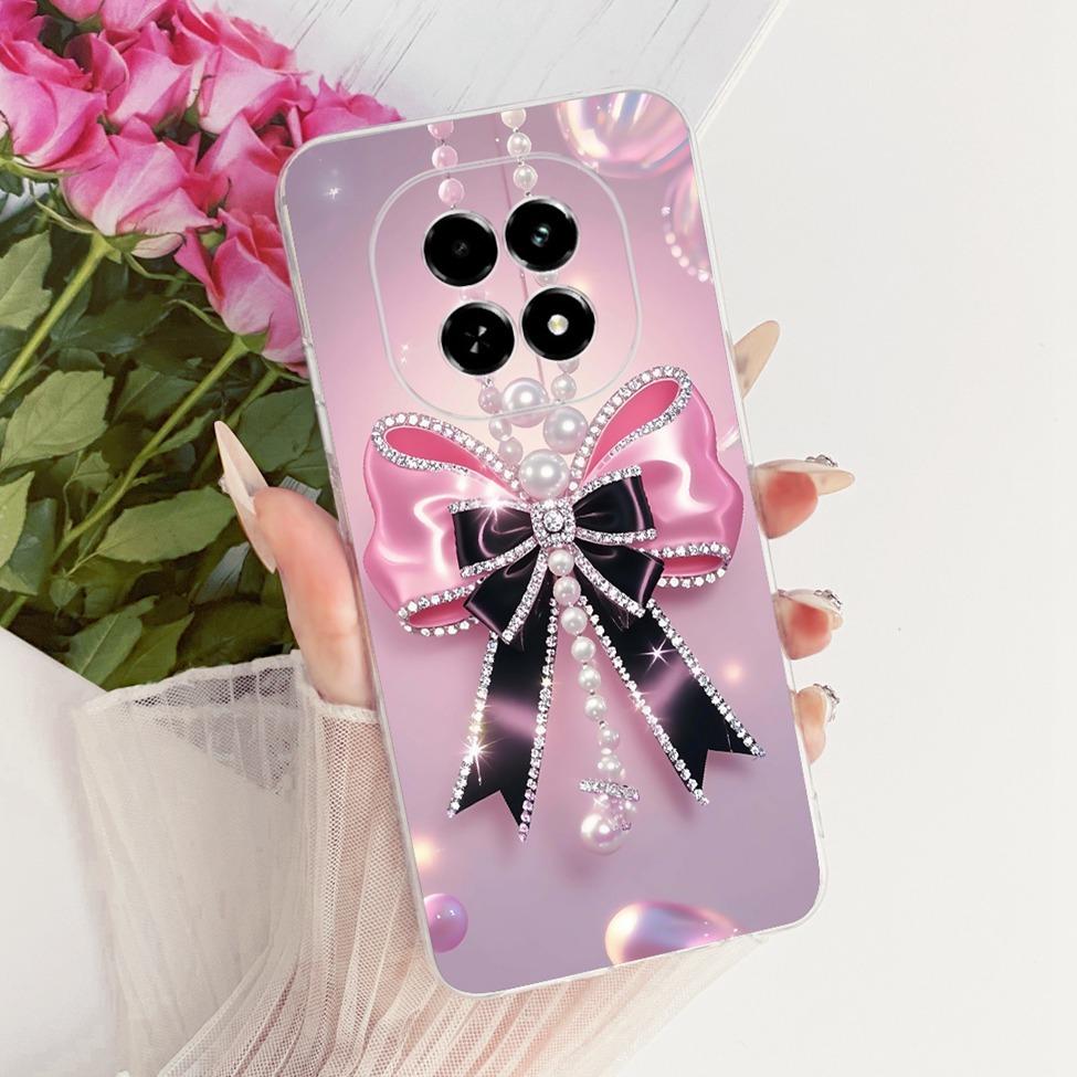 Transparent For Realme V60 RMX3995 V60S RMX3996 Cover For Realme V60 Case Cute Cat Fashion Butterfly Funny Painted Casing