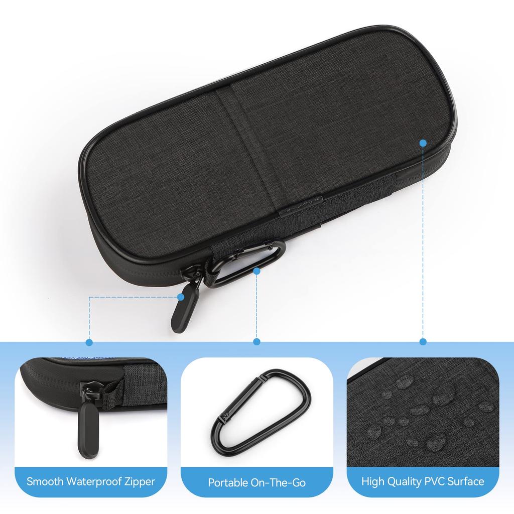 Insulin portable thermal insulation storage bag (including 2 reusable ice packs, suitable for insulin pens and other diabetes care products)