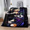 3D Print J-Jujutsu-K- Kaisen Anime Pattern Flannel Blanket,Multi-purpose Holiday Gift Blanket Warm And Soft Blankets All Seasons