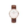 [Official Shop/2-Year Warranty/Authentic Import] Daniel Wellington DW Men's Classic St Mawes 40mm Watch, Stylish and Popular for Business, Leather, Gi