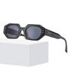 Protective Glasses Retro Irregular Polygonal Sunglasses Contrast Colors Versatile Outdoor Sunglasses Wide Legs Anti UV Glasses