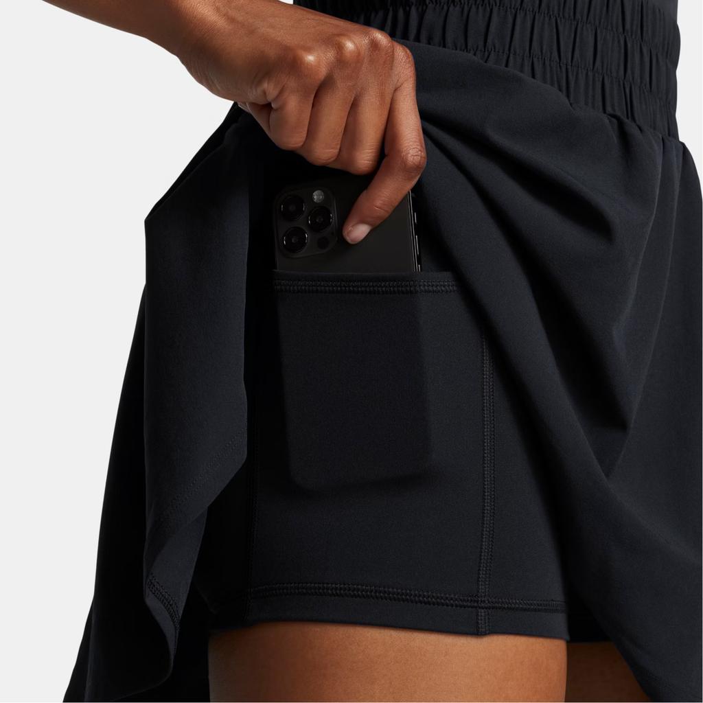 Under Armour Vanish Удобное Однотонное Модное Универсальное Платье-Топ Женские платья Черный 1389187-001