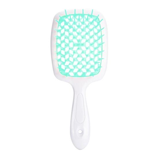 Detangling Hair Brush Hollow Ergonomic Handle Scalp Massage Women Girls Wet Dry Long Curly Fluffy Hair Styling Comb Hairdressing Tool