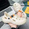 Мужские сандалии Спортивные тапочки Пляжные шлепанцы Дышащие сабо Мужская повседневная садовая обувь Нескользящая мужская обувь для ходьбы