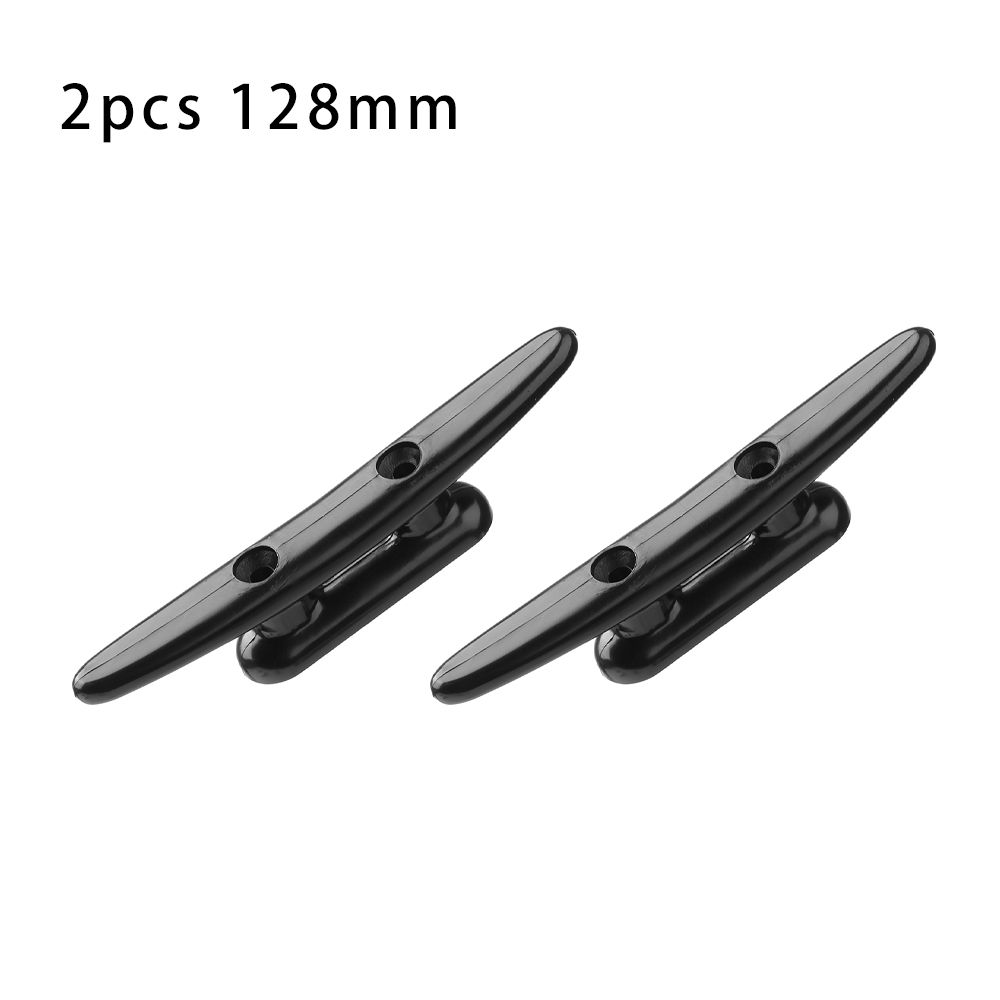 Canoe Deck Hardware 100/128/152/200mm Open Base Cleat Ship Lock Line Rope Tie Low Flat Cleat