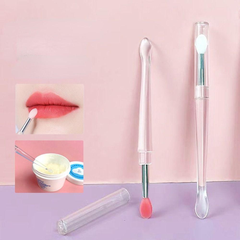 Hot Sale Crystal Handle Makeup Tool Flexible Lip Brushes Applicator Lipstick